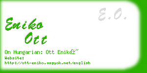 eniko ott business card